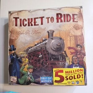 Ticket to Ride Board Game Days of Wonder Alan R Moon New Sealed 7201 Train Game